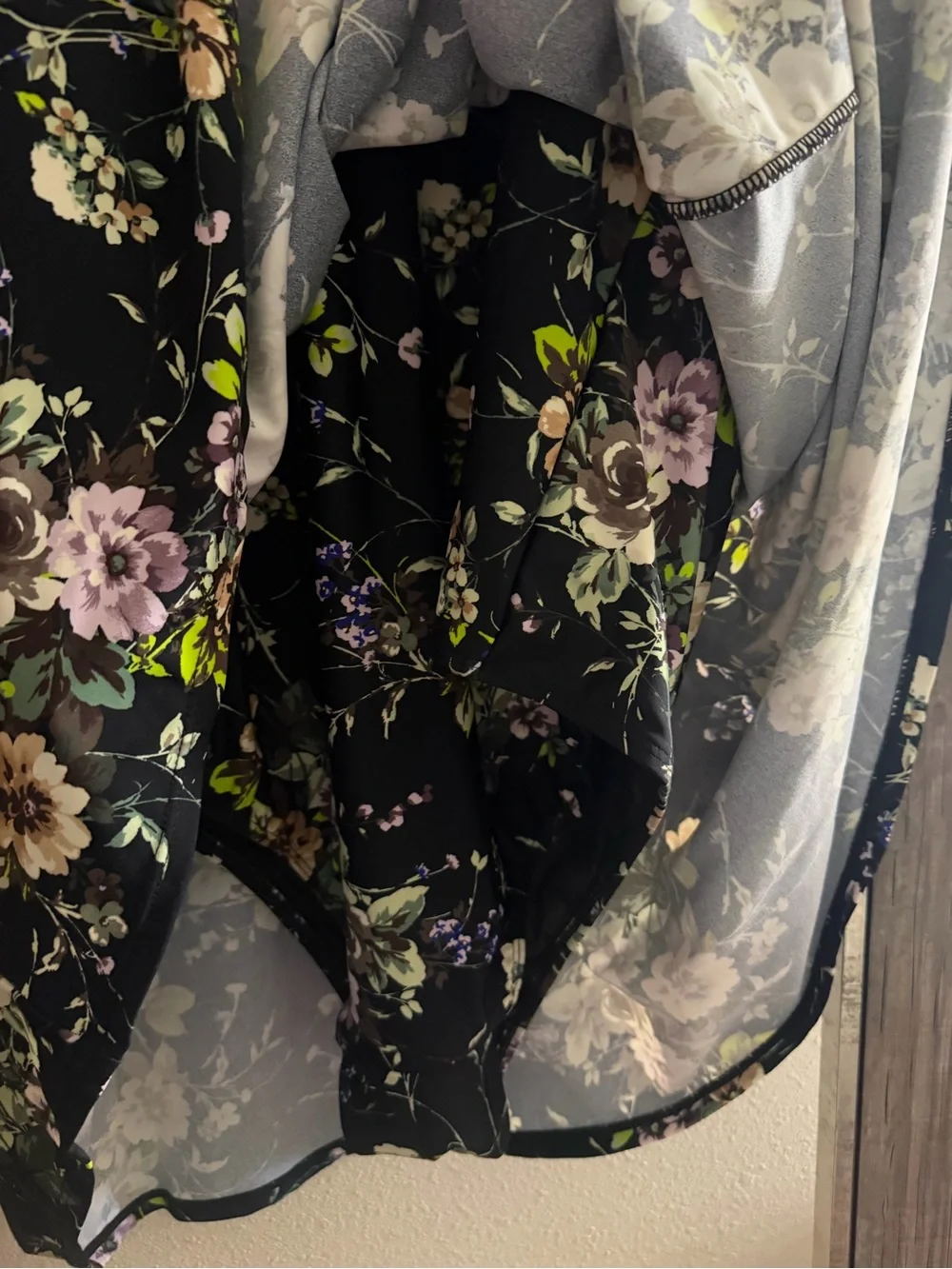 torrid Black Floral One-Piece Swimdress
